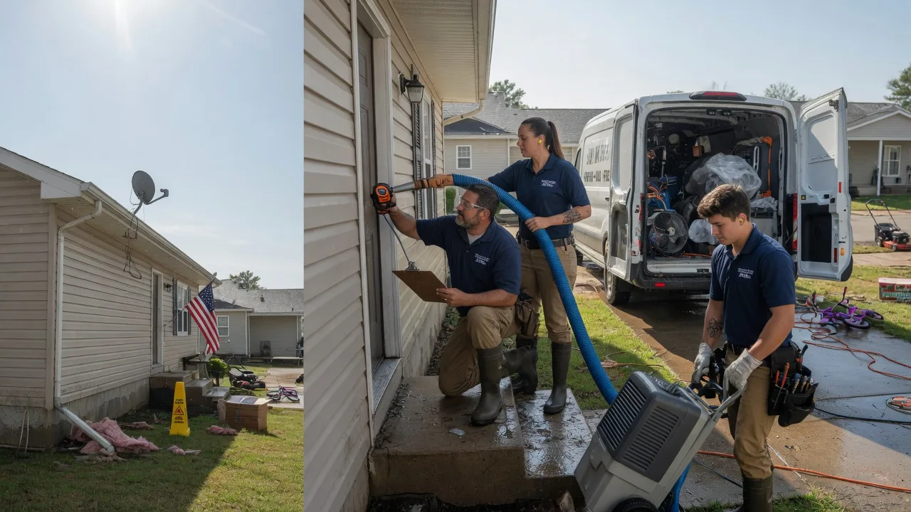 Ceiling Water Damage Restoration in Sawyer, OK near me